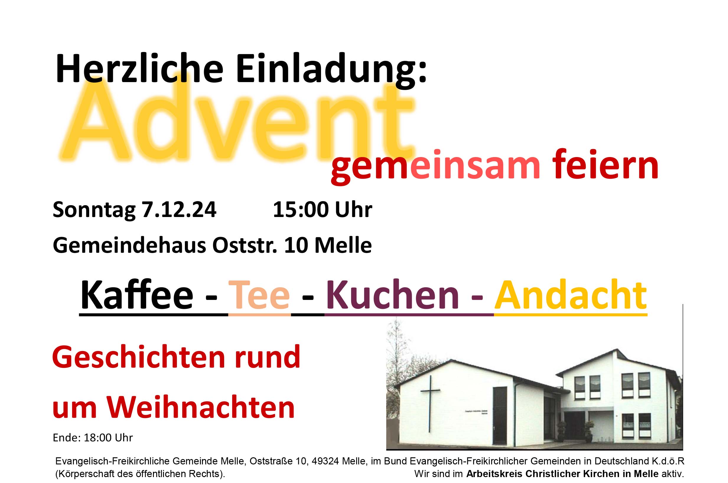 Adventsfeier EFG 2025